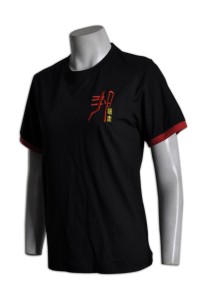 T531網上訂造班tee   自製t-shirt   訂購環保T恤設計   T恤製造商HK    黑色